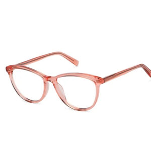 Pink Transparent Full Rim Cat Eye