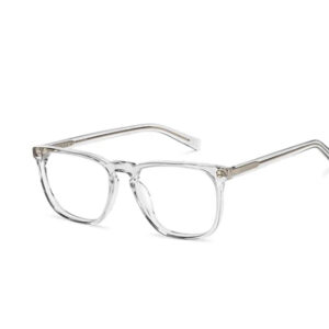 Crystal Transparent Full Rim Wayfarer